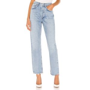 Agolde 90's Mid Rise Loose Fit Jeans in Snapshot